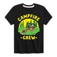 thumbnail image 1 of Pete The Cat - Campfire Crew - Toddler And Youth Short Sleeve Graphic T-Shirt, 1 of 6