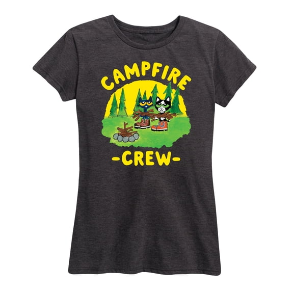 Pete The Cat - Campfire Crew - Women's Short Sleeve Graphic T-Shirt