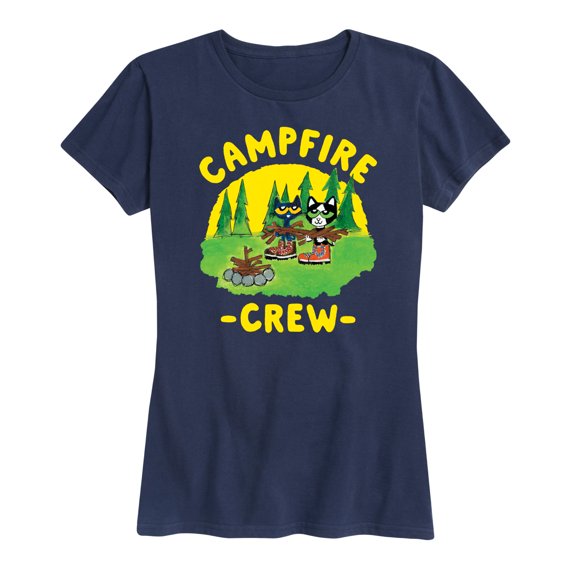 Pete The Cat - Campfire Crew - Women's Short Sleeve Graphic T-Shirt