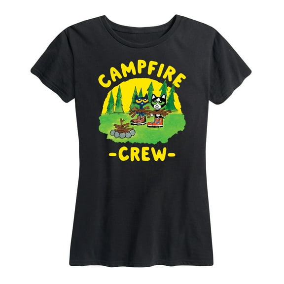 Pete The Cat - Campfire Crew - Women's Short Sleeve Graphic T-Shirt