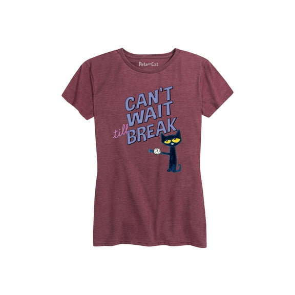Pete The Cat - Can't Wait Till - Women's Short Sleeve Graphic T-Shirt