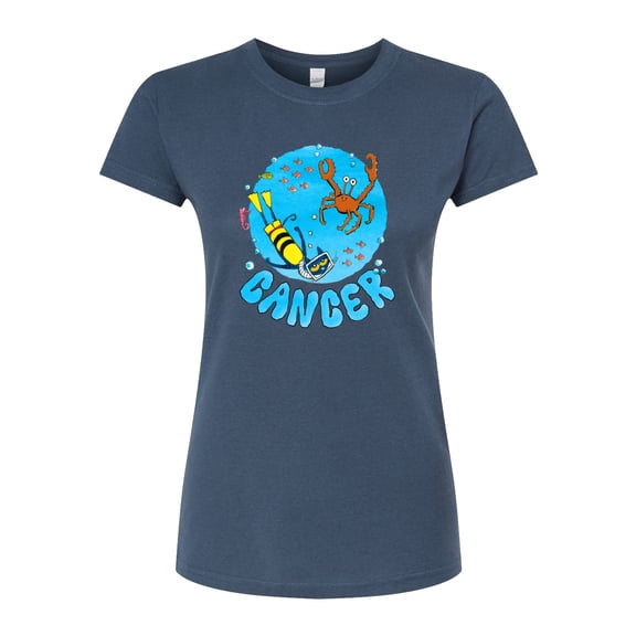 Pete The Cat - Cancer - Juniors Fitted Graphic T-Shirt