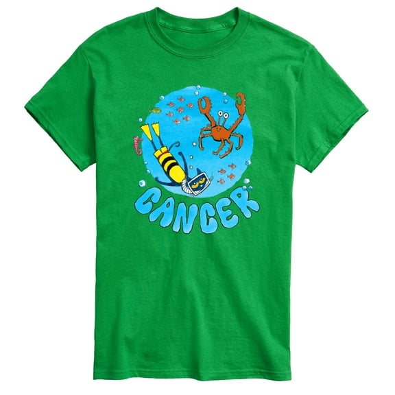 Pete The Cat - Cancer - Men's Short Sleeve Graphic T-Shirt