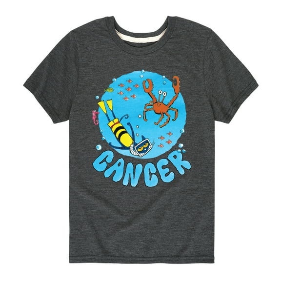 Pete The Cat - Cancer - Toddler And Youth Short Sleeve Graphic