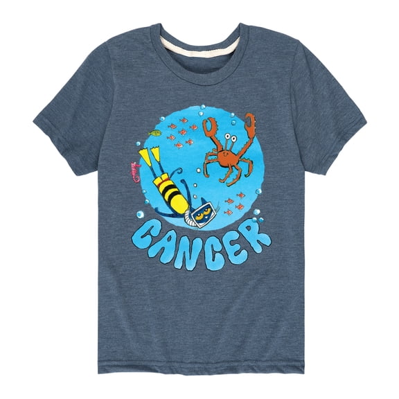 Pete The Cat - Cancer - Toddler And Youth Short Sleeve Graphic