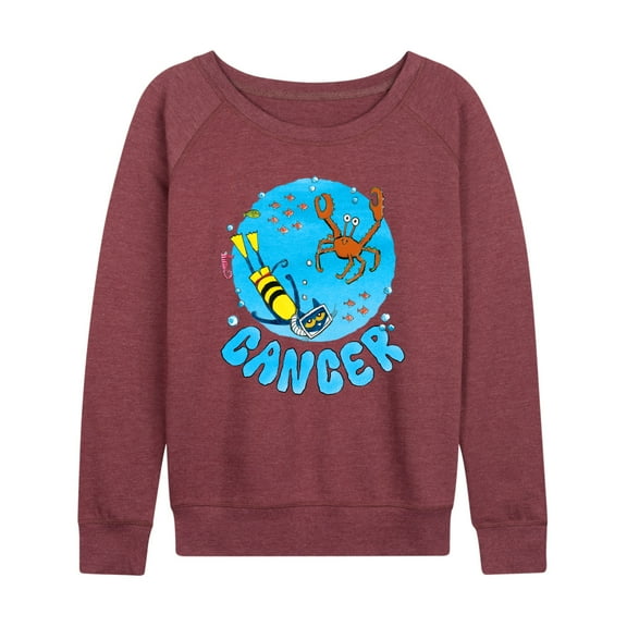 Pete The Cat - Cancer - Women's French Terry Long Sleeve Shirt