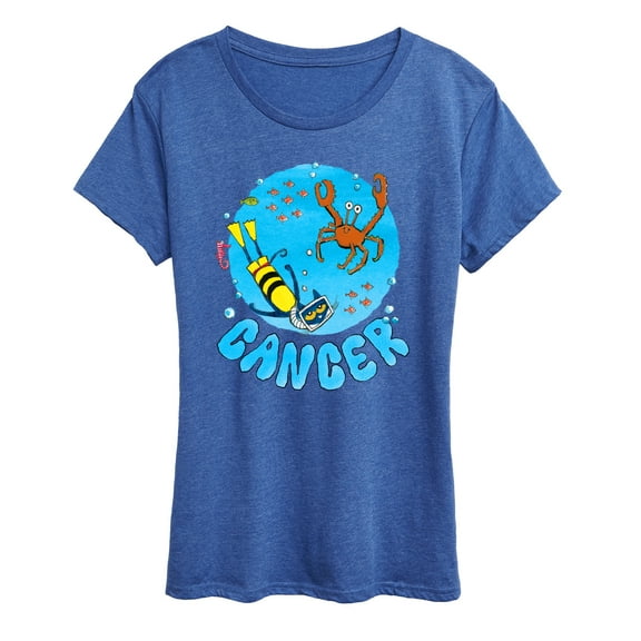 Pete The Cat - Cancer - Women's Short Sleeve Graphic T-Shirt