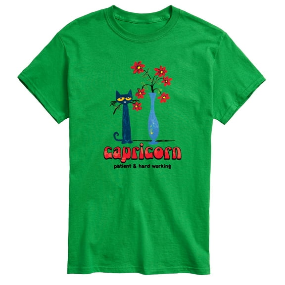 Pete The Cat - Capricorn - Men's Short Sleeve Graphic T-Shirt