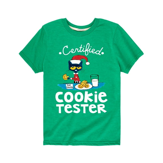Pete The Cat - Certified Cookie Tester - Toddler Short Sleeve Graphic T-Shirt