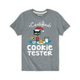 thumbnail image 1 of Pete The Cat - Certified Cookie Tester - Youth Short Sleeve Graphic T-Shirt, 1 of 5