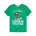 thumbnail image 1 of Pete The Cat - Certified Cookie Tester - Youth Short Sleeve Graphic T-Shirt, 1 of 5