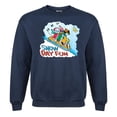 thumbnail image 1 of Pete The Cat - Christmas Holiday Snow Day Fun Adult - Adult Crew Fleece, 1 of 5