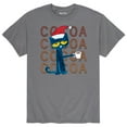 thumbnail image 1 of Pete The Cat - Christmas With Cocoa Adult - Men's Short Sleeve Graphic T-Shirt, 1 of 5