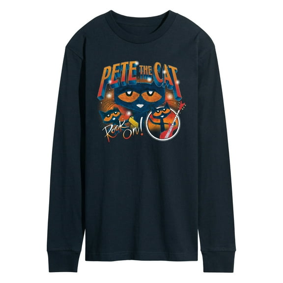 Pete The Cat - Collage - Men's Long Sleeve Graphic T-Shirt