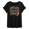 thumbnail image 1 of Pete The Cat - Collage - Women's Oversized Graphic T-Shirt, 1 of 5
