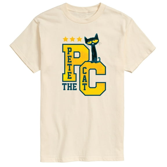Pete The Cat - Collegiate - Men's Short Sleeve Graphic T-Shirt