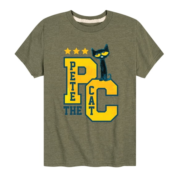 Pete The Cat - Collegiate - Toddler And Youth Short Sleeve Graphic