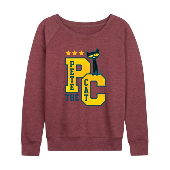 Pete The Cat - Collegiate - Women's French Terry Long Sleeve Shirt