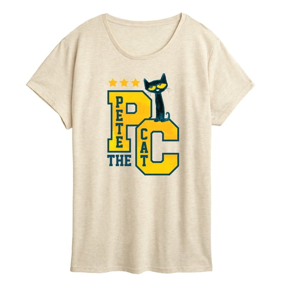 Pete The Cat - Collegiate  - Women's Short Sleeve Graphic T-Shirt