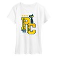 thumbnail image 1 of Pete The Cat - Collegiate  - Women's Short Sleeve Graphic T-Shirt, 1 of 6