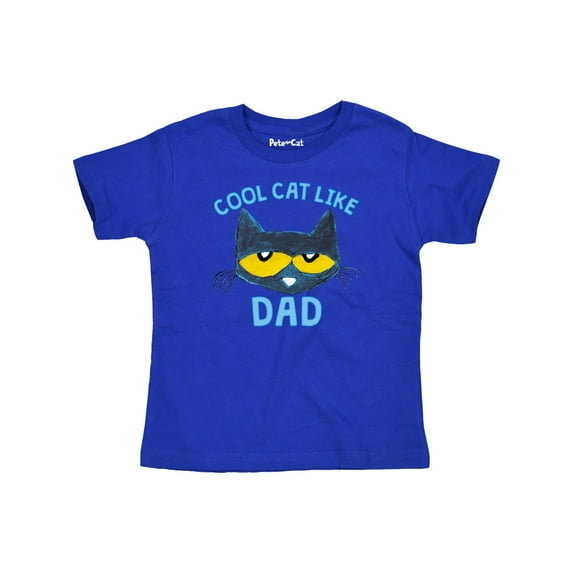 Pete The Cat - Cool Cat Like Dad - Father's Day - Youth Short Sleeve Graphic T-Shirt