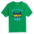 thumbnail image 1 of Pete The Cat - Cool Cat Like Dad - Father's Day - Youth Short Sleeve Graphic T-Shirt, 1 of 5