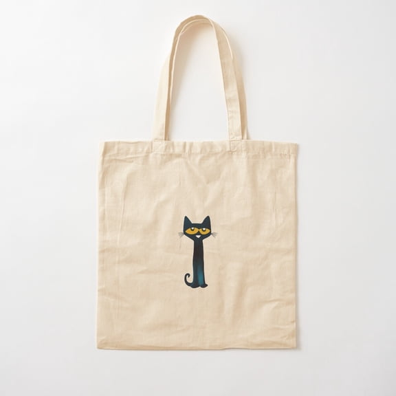 Pete The Cat Cotton Tote Bag Canvas Tote Bag, Family Gift For Mother, Her