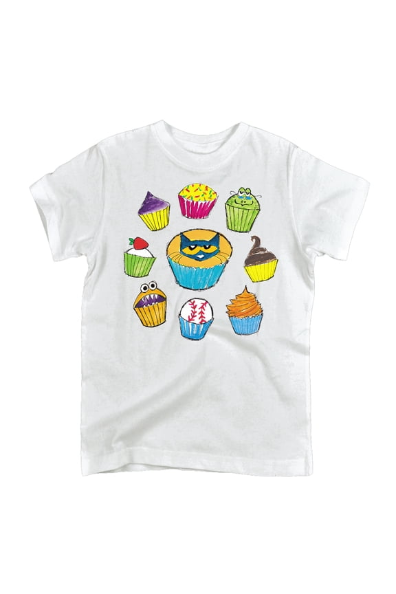 - Cupcake Circle - Toddler Short Sleeve Graphic T-Shirt
