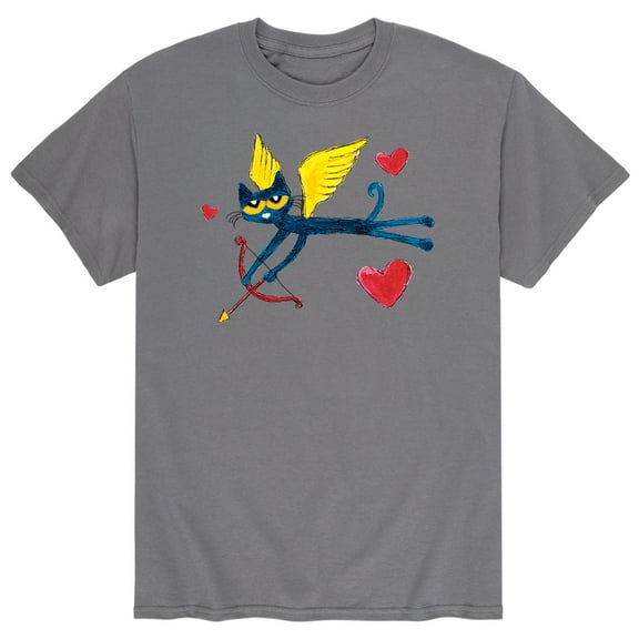 Pete The Cat - Cupid - Men's Short Sleeve Graphic T-Shirt