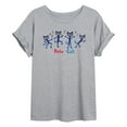 thumbnail image 1 of Pete The Cat - Dance - Women's Oversized Graphic T-Shirt, 1 of 5