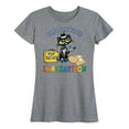 thumbnail image 1 of Pete The Cat - Top Secret Explore Your Imagination - Women's Short Sleeve Graphic T-Shirt, 1 of 5