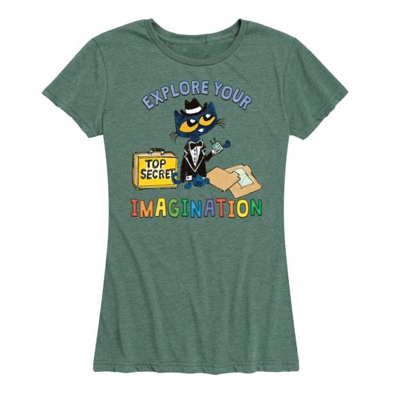 Pete The Cat - Explore Your Imagination - Women's Short Sleeve Graphic T-Shirt