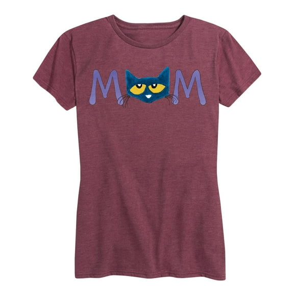 Pete The Cat - Face Mom - Women's Short Sleeve Graphic T-Shirt