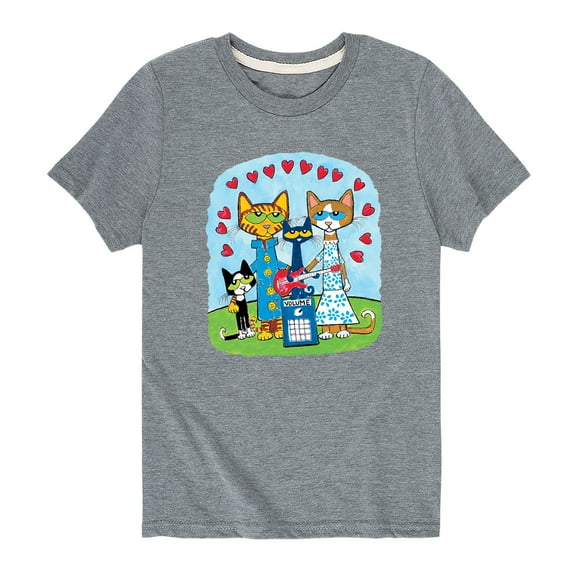 Pete The Cat - Family - Toddler And Youth Short Sleeve Graphic T-Shirt