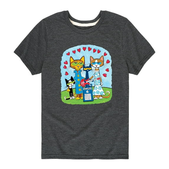 Pete The Cat - Family - Toddler And Youth Short Sleeve Graphic T-Shirt