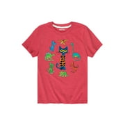 Pete The Cat - Toddler Boys Toddler Short Sleeve Graphic T-Shirt