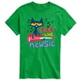 thumbnail image 1 of Pete The Cat - Feel The Mewsic - Men's Short Sleeve Graphic T-Shirt, 1 of 5