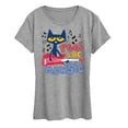 thumbnail image 1 of Pete The Cat - Feel The Mewsic  - Women's Short Sleeve Graphic T-Shirt, 1 of 6