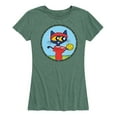thumbnail image 1 of Pete The Cat - Field Day Champ Circle - Women's Short Sleeve Graphic T-Shirt, 1 of 5