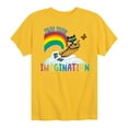 thumbnail image 1 of Pete The Cat - Flying Box Free Your Imagination - Toddler And Youth Short Sleeve Graphic T-Shirt, 1 of 6