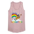 thumbnail image 1 of Pete The Cat - Flying Box Free Your Imagination - Women's Racerback Tank Top, 1 of 6