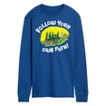 thumbnail image 1 of Pete The Cat - Follow Your Own Path - Men's Long Sleeve T-Shirt, 1 of 6