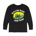 thumbnail image 1 of Pete The Cat - Follow Your Own Path - Toddler And Youth Long Sleeve Graphic T-Shirt, 1 of 6
