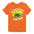 thumbnail image 1 of Pete The Cat - Follow Your Own Path - Toddler And Youth Short Sleeve Graphic T-Shirt, 1 of 6