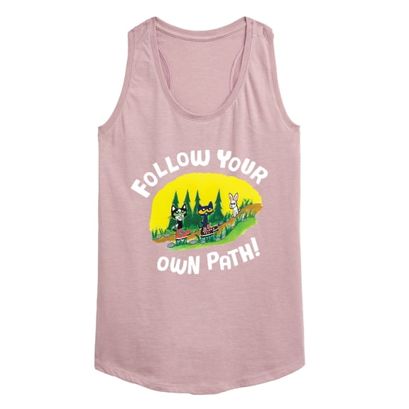 Pete The Cat - Follow Your Own Path - Women's Racerback Tank Top