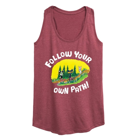 Pete The Cat - Follow Your Own Path - Women's Racerback Tank Top