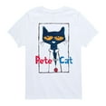 thumbnail image 1 of Pete The Cat - Frame with Button - Toddler Short Sleeve Graphic T-Shirt, 1 of 4