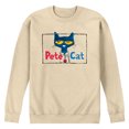 thumbnail image 1 of Pete The Cat - Framed Button - Men's Crew Fleece Sweatshirt, 1 of 4
