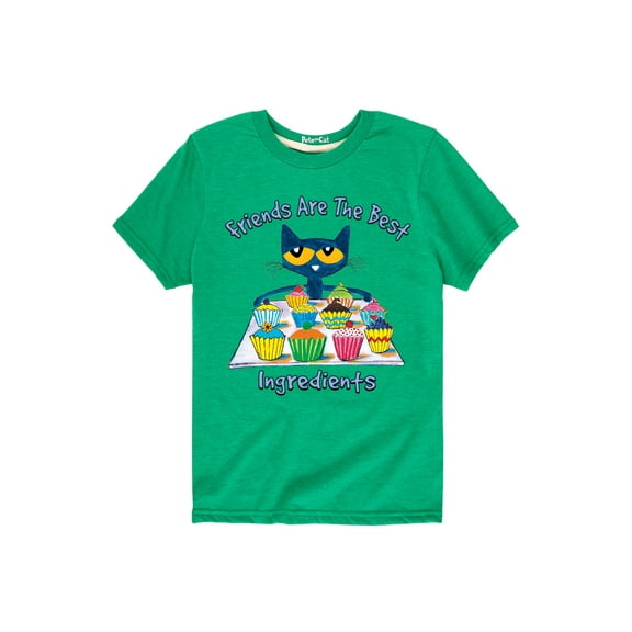 Pete The Cat - Friends Are The Best Ingredients - Toddler Short Sleeve Graphic T-Shirt