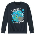 thumbnail image 1 of Pete The Cat - Friends With Fins - Men's Crew Neck Fleece Pullover, 1 of 6